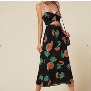 Reformation Addie Dress in Melon Sz 8